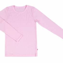 ATTELAS MERINO WOOL LONG SLEEVED TOP PINK